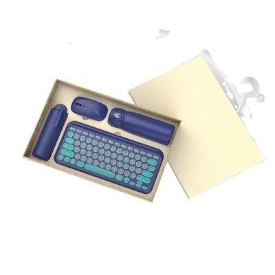 Small Fresh Fruit Green Wireless Keyboard Mouse Temperature Glass Umbrella Set Perfect