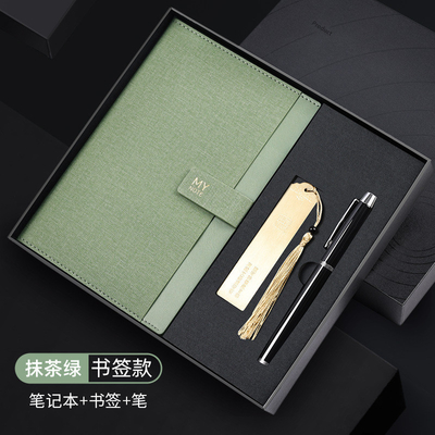 A5 Notebook Bookmark Signature Pen Set Custom Logo Business Gift Box for Sports and Games