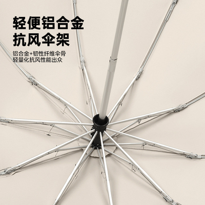 Printing Techniques for Graphics Three Fold Loop Buckle Automatic Reverse Umbrella