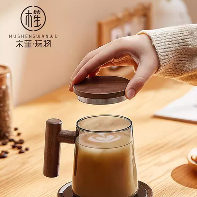 UV Printing Techniques Glass American Coffee Cup Minimalist Office Water Cup for Gifts