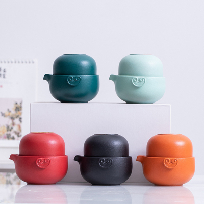 Fulu Ruyi KuaiKe Cup Set Coarse Ceramic Tea Cups for Hotel and Resort Usage Scenarios