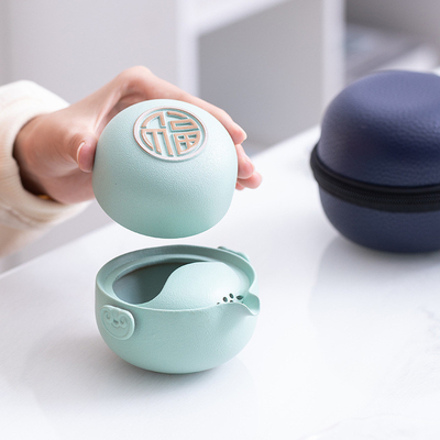 Fulu Ruyi KuaiKe Cup Set Coarse Ceramic Tea Cups for Hotel and Resort Usage Scenarios