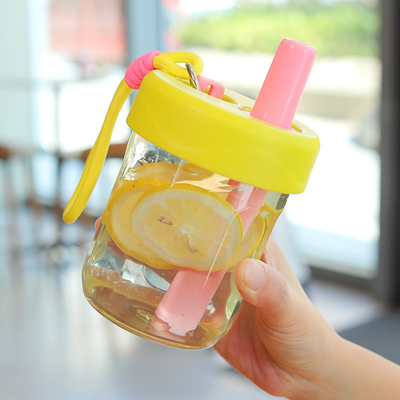 Alumni Relations / Class Reunions Korean Version Cute Straw Cup with Anti-Drop Feature