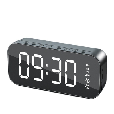1 Color Printing Bluetooth Speaker Alarm Clock with Radio Broadcast and Card Insertion