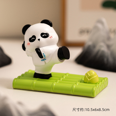 -Chic Kung Fu Panda Mobile Phone Bracket The Perfect Gift for Dragon Boat Festival