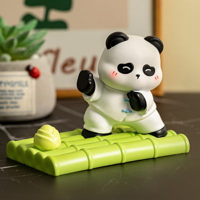 -Chic Kung Fu Panda Mobile Phone Bracket The Perfect Gift for Dragon Boat Festival
