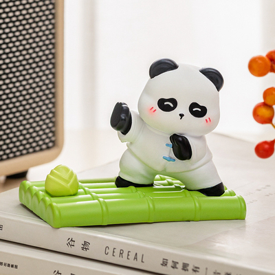 -Chic Kung Fu Panda Mobile Phone Bracket The Perfect Gift for Dragon Boat Festival