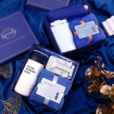 Customized Enterprise Gifts Set Logo Cup Hand Umbrella and Wedding Cup for Customers