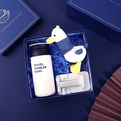Customized Enterprise Gifts Set Logo Cup Hand Umbrella and Wedding Cup for Customers