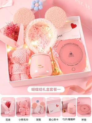 Silk Screen Printing Practical Women's Day High End Gift Set for March 8th Goddess Day