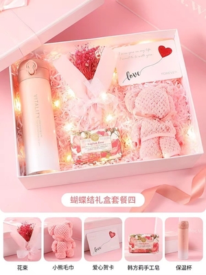 Silk Screen Printing Practical Women's Day High End Gift Set for March 8th Goddess Day