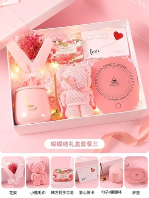 Silk Screen Printing Practical Women's Day High End Gift Set for March 8th Goddess Day