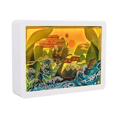 Halloween Occasion Personalized Dragon Boat Lantern Gift for Corporate Customers