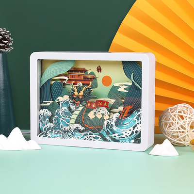 Halloween Occasion Personalized Dragon Boat Lantern Gift for Corporate Customers