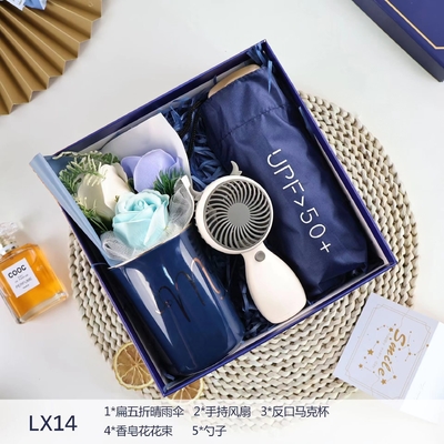 Office Products Business Gift Set Featuring Hot-fix Printing Techniques for Graphics