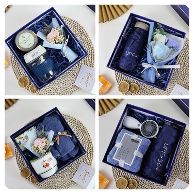 Office Products Business Gift Set Featuring Hot-fix Printing Techniques for Graphics