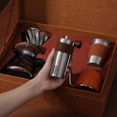 Office Products Velvet Business World Coffee Pot Gift Box Set for Agriculture Industry