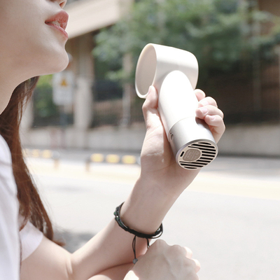 Silk Screen Printing Technology Mini Handheld Bladeless Fan for Personal Carry On Gift