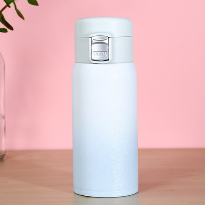 Customer's Logo Portable Insulated Cup Fashionable Gradient Buckle Cup for Novelty Gifts