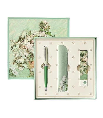 Custom Logo White Rose Pearl Pen Signature Pen for High Appearance and Neutral Office