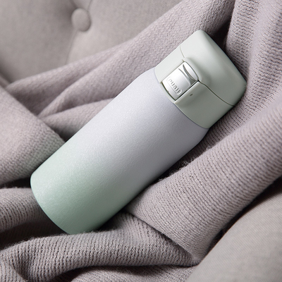 Customer's Logo Portable Insulated Cup Fashionable Gradient Buckle Cup for Novelty Gifts