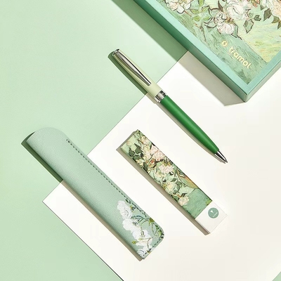 Custom Logo White Rose Pearl Pen Signature Pen for High Appearance and Neutral Office