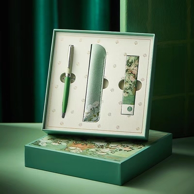Custom Logo White Rose Pearl Pen Signature Pen for High Appearance and Neutral Office