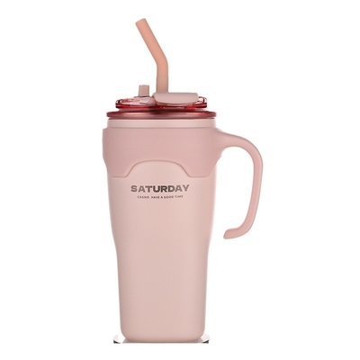 Large Capacity Portable Dual Drink Coffee Cup Activity Gift with High Aesthetic Value