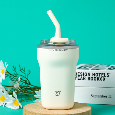 Large Capacity Portable Dual Drink Coffee Cup Activity Gift with High Aesthetic Value