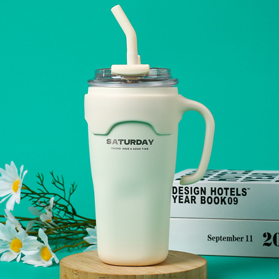 Large Capacity Portable Dual Drink Coffee Cup Activity Gift with High Aesthetic Value