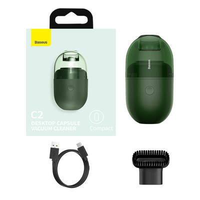 Creative Office Gift UV Printing Desktop Capsule Vacuum Cleaner with Customer's Logo