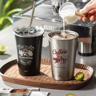 Custom Logo Stainless Steel Portable Cup for Outdoor Activities and Alumni Relations
