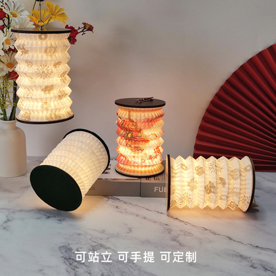 Experience the Beauty of Chinese Lanterns with Our Folding Accordion Lamp Craft Gift