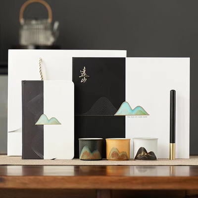 Hotel and Resort Far Mountains 1 Color Color Printing Cultural and Creative Small Set