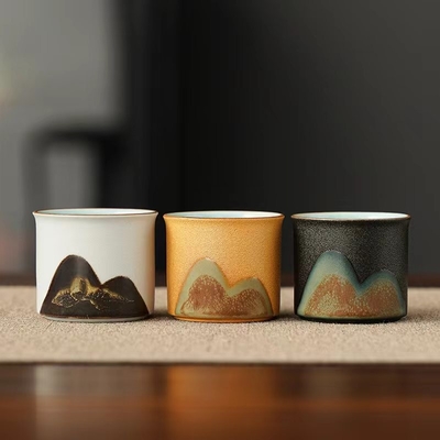 Hotel and Resort Far Mountains 1 Color Color Printing Cultural and Creative Small Set