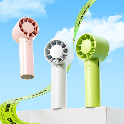 Employee Gift Mini Charging Neck Hanging Fan with Custom Logo Silk Screen Printing