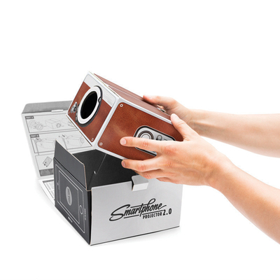 Easy Installation Smartphone Projector 2.0 Power-Free Ideal for Events Customer's Logo