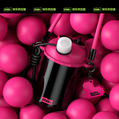 Portable Insulated Cup in Fashionable Gradient Color Ideal for Hotel and Resort Guests