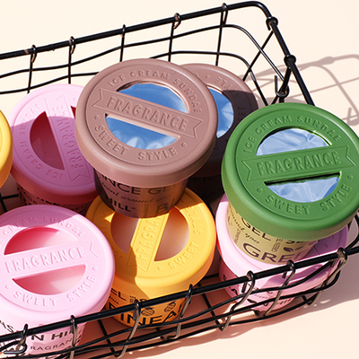 Silk Screen Printing Creative Ice Cream Aromatherapy Home Fragrance for Employee Gift