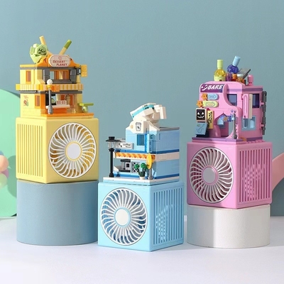 Color Printing for Graphics 1 Color Male USB Small Fan Creative Children's Toy Fan