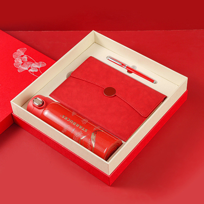 -Chic Suit Insulated Cup 450ml Notebook Signing Pen A Must-Have for Sports and Games