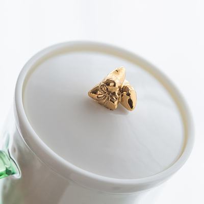 Dragon Boat Festival Gift Guan Shan Cha Shui Separation Glass Cup for Office and Home