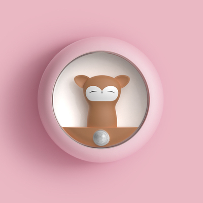 2 Color Graphics Printing Intelligent LED Night Light for Bedroom Human Body Induction