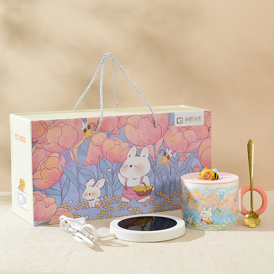 Agriculture End User's Favorite Creative Gift Set with Warm Cup and Cute Ceramic Mug