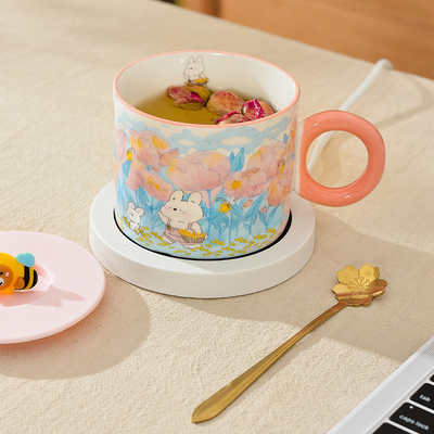 Agriculture End User's Favorite Creative Gift Set with Warm Cup and Cute Ceramic Mug