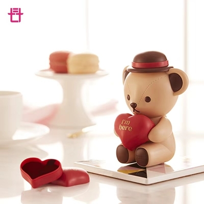 Agriculture Target End User Teddy Hugging Heart Bluetooth Speaker with Color Printing
