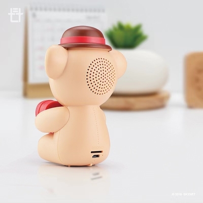 Agriculture Target End User Teddy Hugging Heart Bluetooth Speaker with Color Printing
