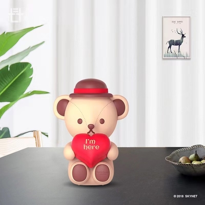 Agriculture Target End User Teddy Hugging Heart Bluetooth Speaker with Color Printing