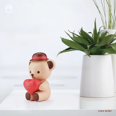 Agriculture Target End User Teddy Hugging Heart Bluetooth Speaker with Color Printing