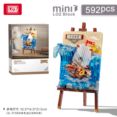 Water Reverse Scattering 3D Painting Puzzle Toy Color Printing Perfect for Kids' Gift